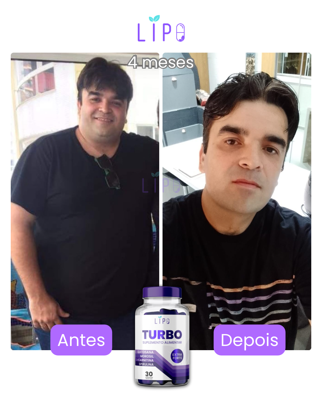 Antes e depois